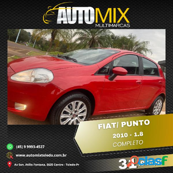 FIAT PUNTO HLX 1.8 FLEX 8V 5P VERMELHO 2010 1.8 FLEX