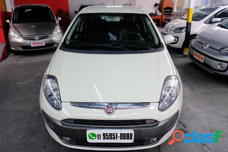 FIAT PUNTO SPORTING DUALOGIC 1.8 FLEX 16V 5P BRANCO 2013 1.8