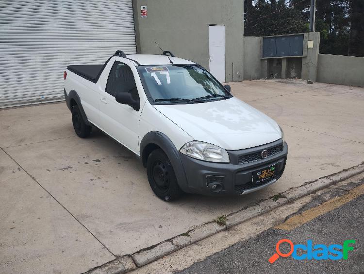 FIAT STRADA WORKING HARD 1.4 FIRE FLEX 8V CS BRANCO 2017 1.4