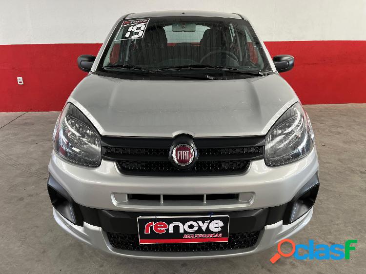 FIAT UNO ATTRACTIVE 1.0 FIRE FLEX 8V 5P PRATA 2019 1.0 FLEX