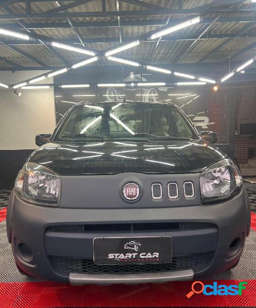 FIAT UNO WAY 1.0 EVO FIRE FLEX 8V 5P PRETO 2012 1.0 FLEX