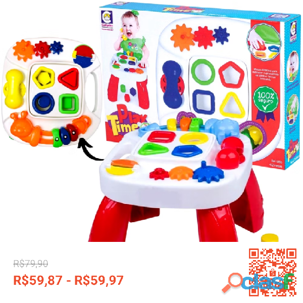 MESA DIDATICA PLAY TIME COTIPLAS