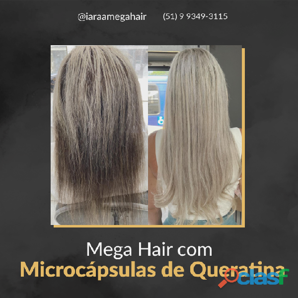 Mega Hair com Microcápsulas de Queratina Próximo a Porto