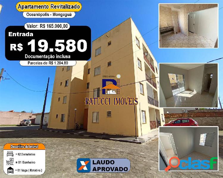 Oportunidade! Apartamento Revitalizado com 02 Dormitórios