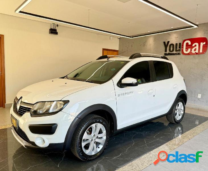 RENAULT SANDERO STEPWAY FLEX 1.6 16V 5P BRANCO 2018 1.6 FLEX