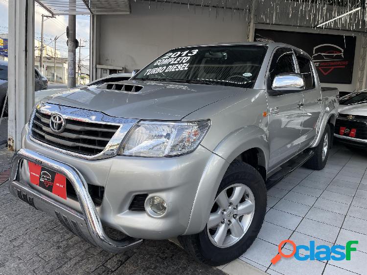 TOYOTA HILUX CD D4-D 4X4 3.0 TDI DIES. MEC. PRATA 2013 3.0