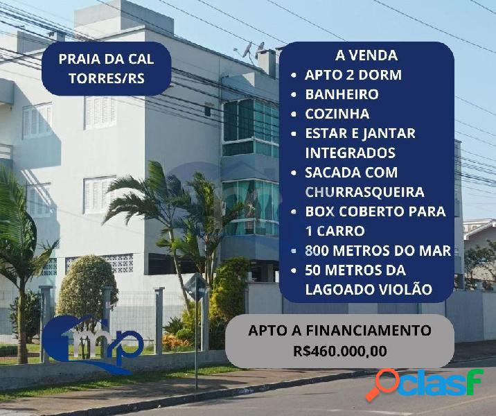 Apartamento 2 dormitórios a venda a 50 metros da lagoa do