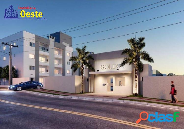 Apartamento novo, semi mobiliado no GOLD HOME CLUB.