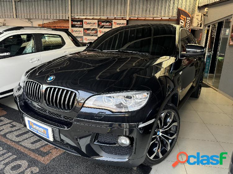 BMW X6 XDRIVE 35I 3.0 306CV BI-TURBO PRETO 2014 3.0 GASOLINA