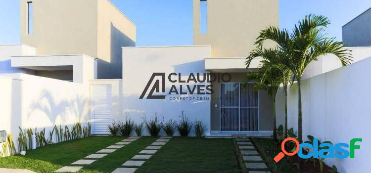 CASA COM 2 QUARTOS SENDO 1 SUÍTE CONDOMÍNIO NOVITÁ