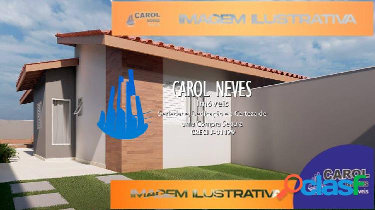 CASA NOVA 2 DORMITÓRIOS 1 SUÍTE LADO PRAIA FINANCIAMENTO