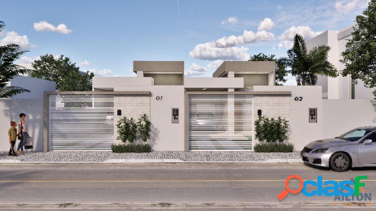 Casa Linear com Amplo 2 Quartos à Venda em Praia de Santa