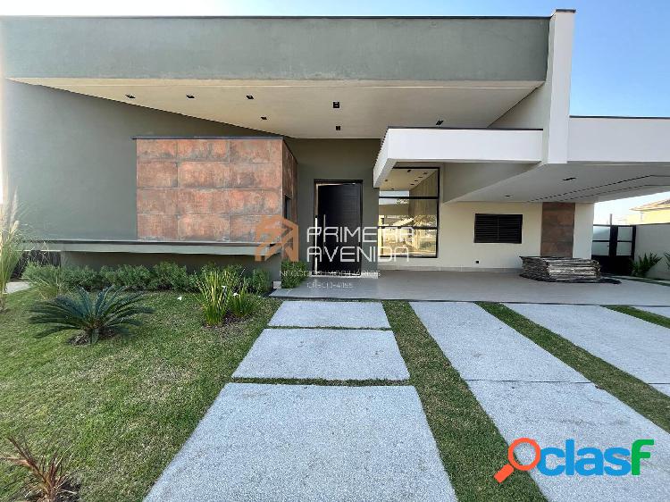 Casa térrea 290m² - 4 suítes / 1 master - Cond. Colinas