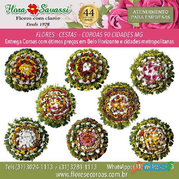 Coroa de flores em Itabira WhatsApp (31) 98888 1113 entrega