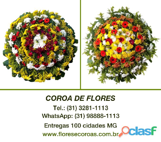 Coroa de flores em Sabará WhatsApp (31) 98888 1113 entrega