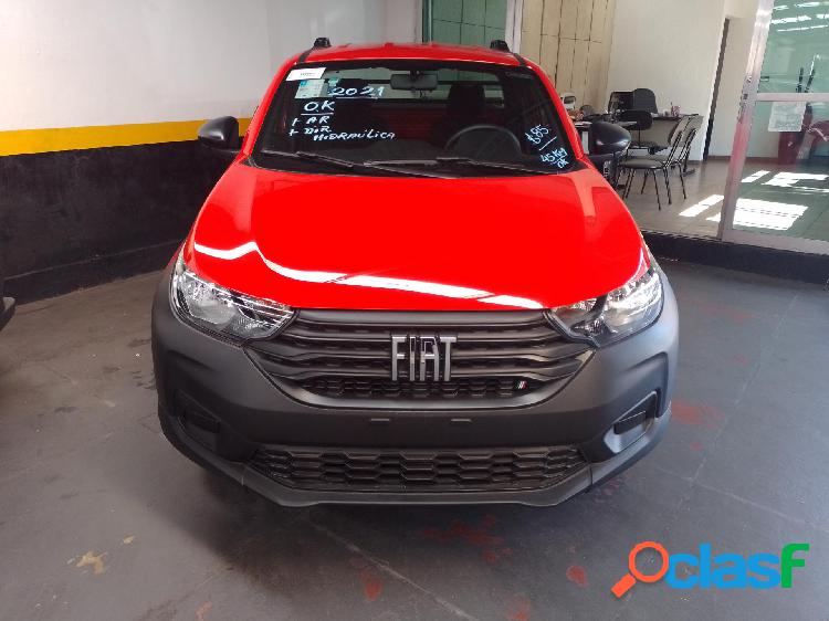 FIAT STRADA ENDURANCE 1.4 FLEX 8V CD VERMELHO 2021 1.4 FLEX