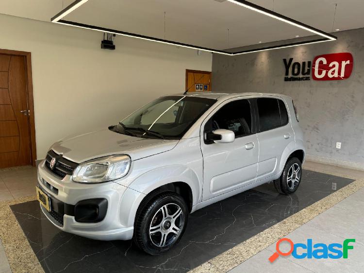 FIAT UNO ATTRACTIVE 1.0 FLEX 6V 5P PRATA 2017 1.0 FLEX