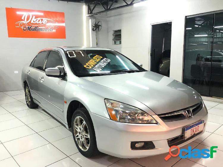 HONDA HONDA ACCORD V6 2.0 PRATA 2007 2.0 GASOLINA