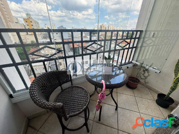 Lindo apartamento 2 dormitórios, 1 suíte, 2 vagas em Santo