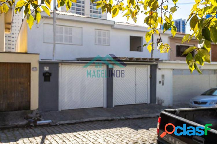 Sobrado a venda com 168 m², 4 quartos (1 suíte), 3 vagas -