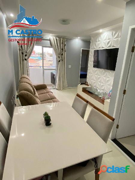 Apartamento 54 mts com sacada - 02 dormitórios - Vila das