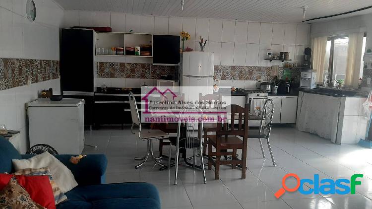 CASA COM 3 QUARTOS E EDÍCULA, 120m² - MORRO DO ALGODÃO -