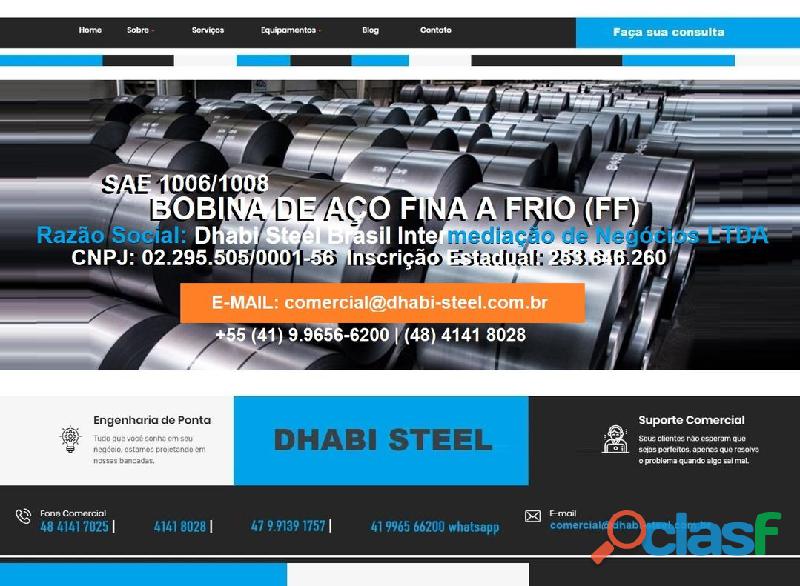 CL0007 Bobinas Galvalume é na Dhabi Steel