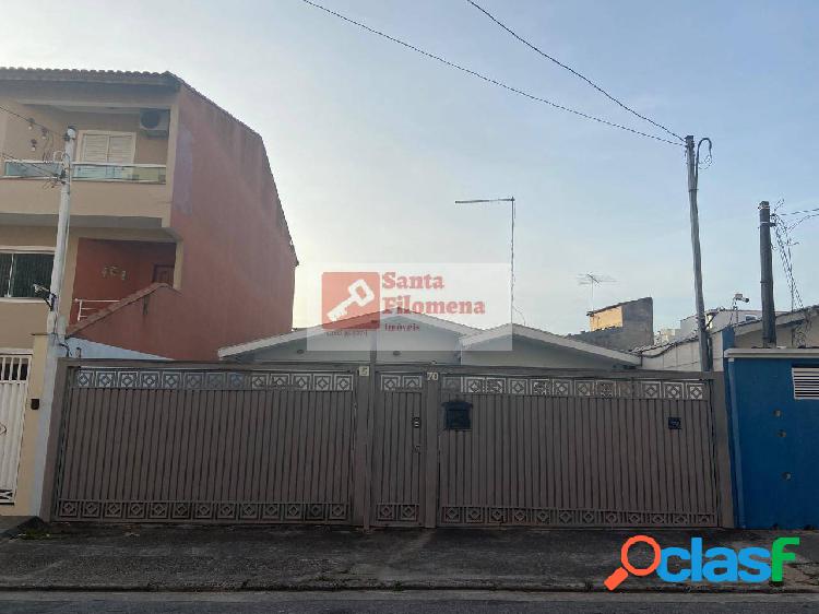 Casa Térrea 256m² Centro SBC 3 Suítes 3 Vagas