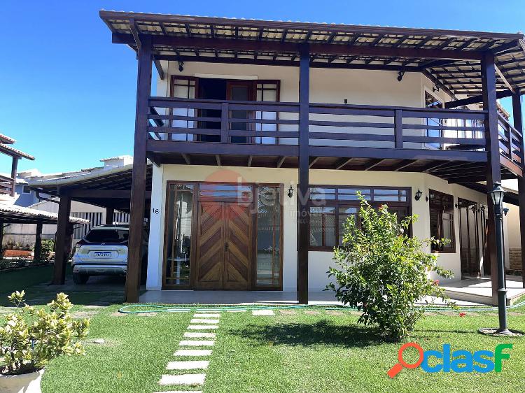 Casa triplex individual em condomínio, Praia Linda - São