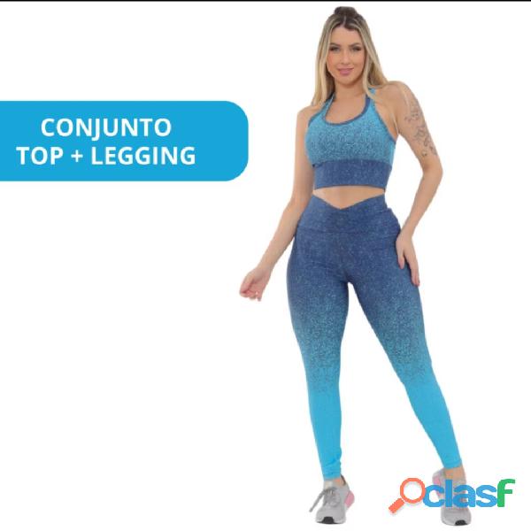 Conjunto Degradê academia fitness