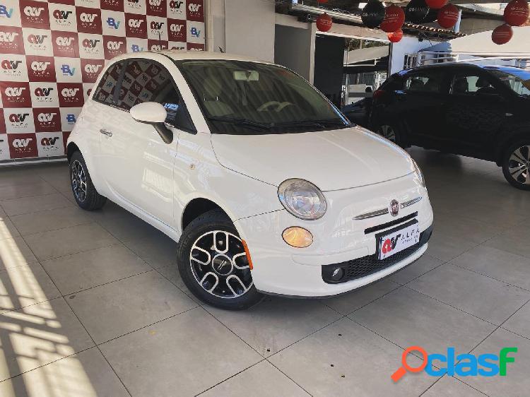 FIAT 500 CULT 1.4 FLEX 8V EVO DUALOGIC BRANCO 2012 1.4 FLEX