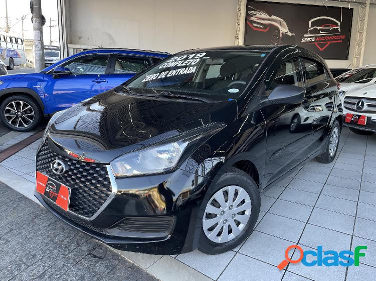HYUNDAI HB20 UNIQUE 1.0 FLEX 12V MEC. PRETO 2019 1.0 FLEX