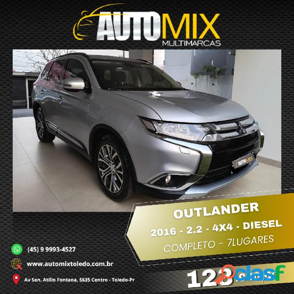 MITSUBISHI OUTLANDER 2.2 165CV DIESEL AUT. PRATA 2016 2.2