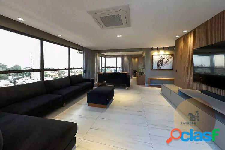 Maravilhoso Apartamento no Jardim com 190m², 3 Suítes,