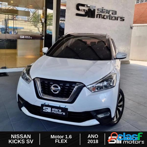 NISSAN KICKS SV 1.6 16V FLEXSTAR 5P AUT. BRANCO 2018 1.6