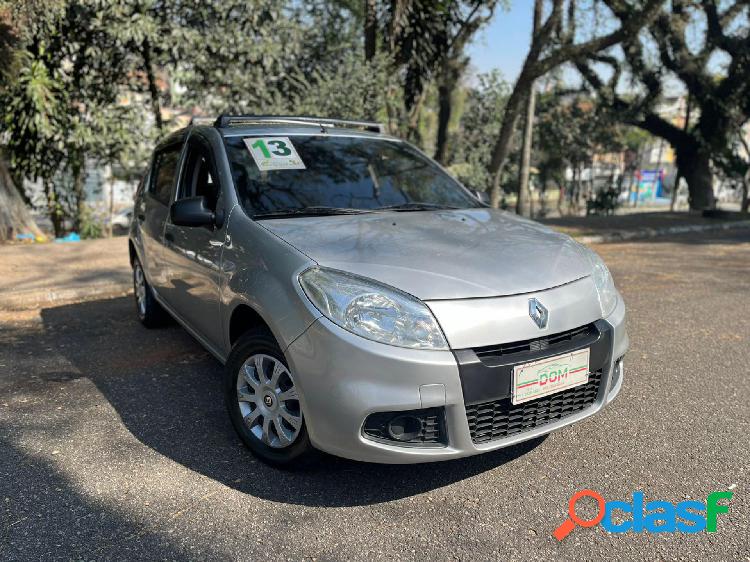 RENAULT SANDERO AUTHENTIQUE HI-FLEX 1.0 16V 5P PRATA 2013