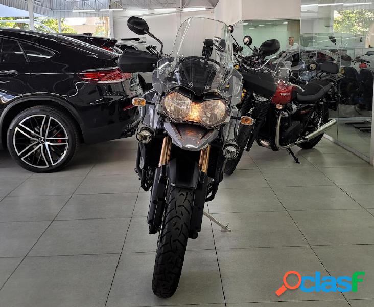 TRIUMPH TIGER 1200 EXPLORER CINZA 2014 1.215 GASOLINA