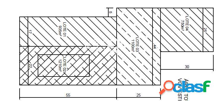 Vende-se Área com 3.995 m² a cerca de 2 minutos da Rua