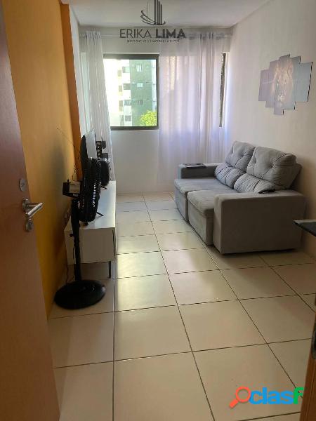 Apartamento 02 quartos mobiliado prédio novo na Torre