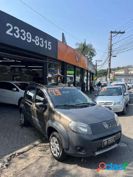 FIAT UNO WAY CELEB. 1.0 EVO FIRE FLEX 8V 5P CINZA 2013 1.0
