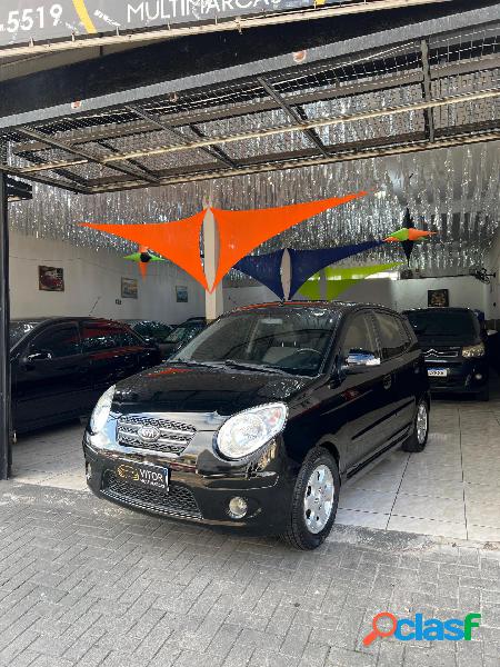 KIA PICANTO EX 1.11.0 1.0 FLEX AUT. PRETO 2008 1.0 FLEX