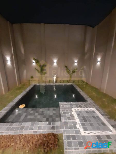 MARAVILHOSA CASA COM PISCINA A VENDA CONDOMÍNIO NOVA