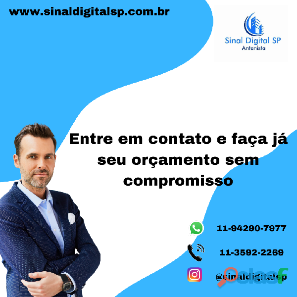 Técnico de Antena Digital em Alphaville Residencial
