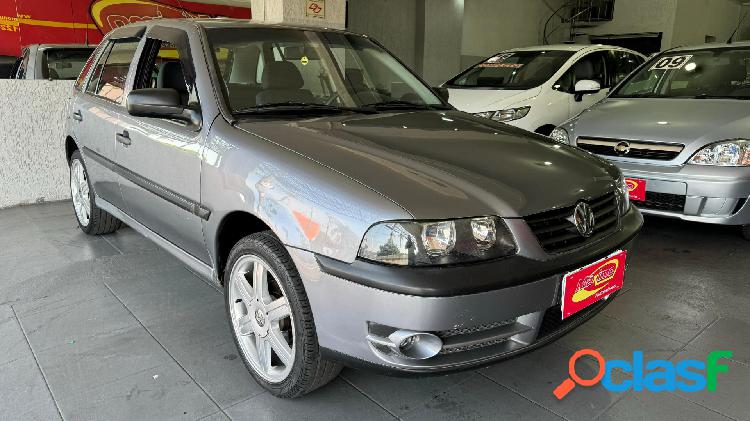 VOLKSWAGEN GOL 1.6 MI POWER TOTAL FLEX 8V 4P CINZA 2005 1.6