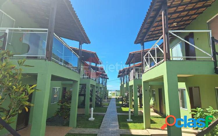 Apartamento de 2 quartos frente a praia no foguete em cabo