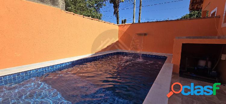 CASA COM PISCINA A VENDA EM ITANHAÉM /SP - JD LINDOMAR.