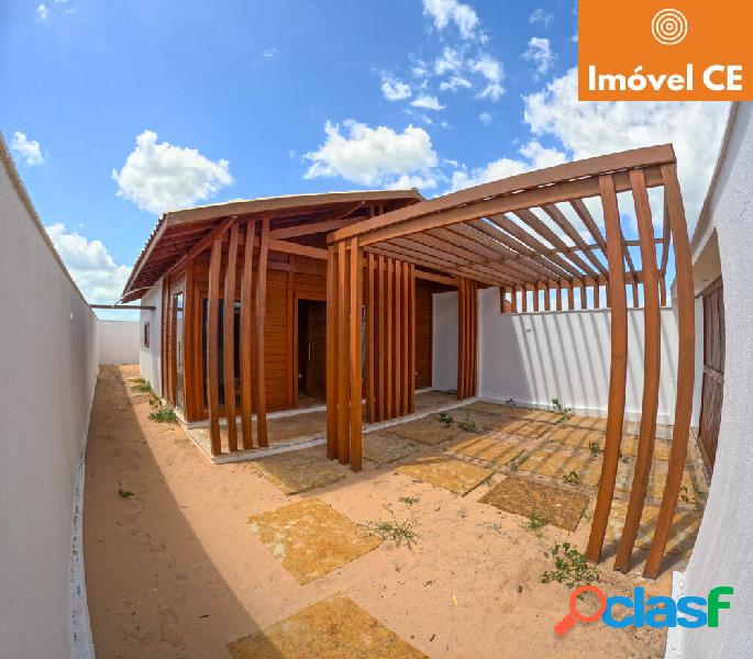 Casa na praia do Preá com 02 suítes e 48m², 02 vagas