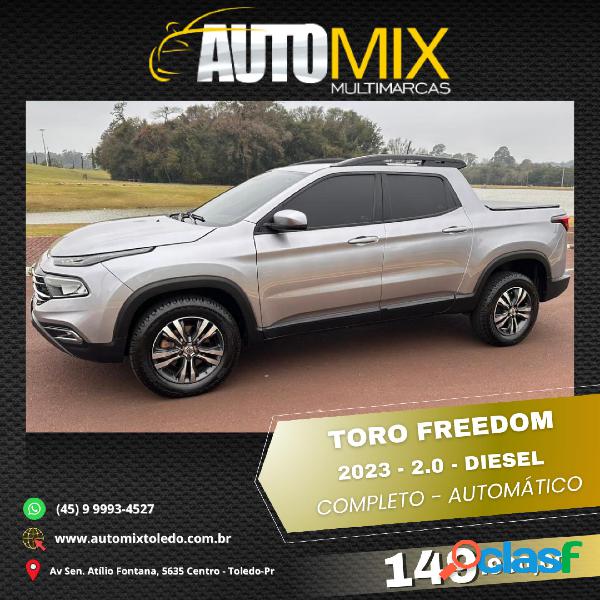 FIAT TORO FREEDOM 2.0 16V 4X4 TB DIESEL AUT. PRATA 2023 2.0