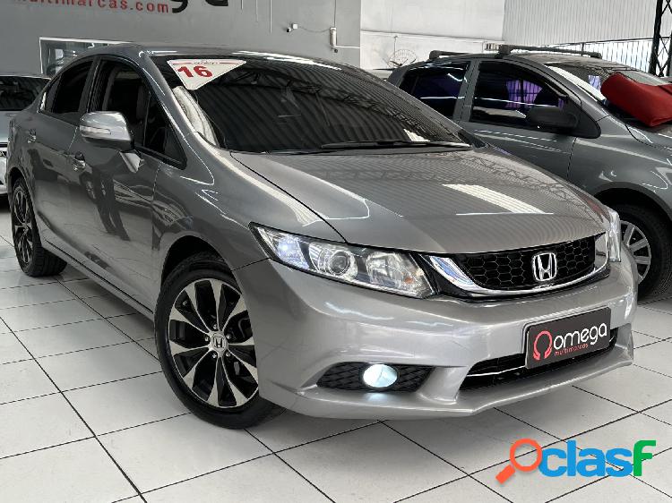 HONDA CIVIC SEDAN LXR 2.0 FLEXONE 16V AUT. 4P CINZA 2016 2.0