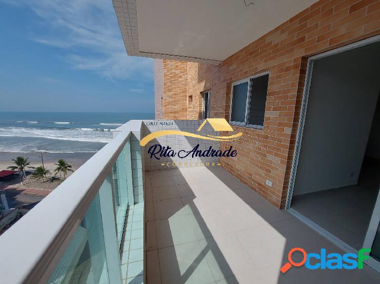 Lindo apartamento 2 dorms - vista mar - piscinas frente ao